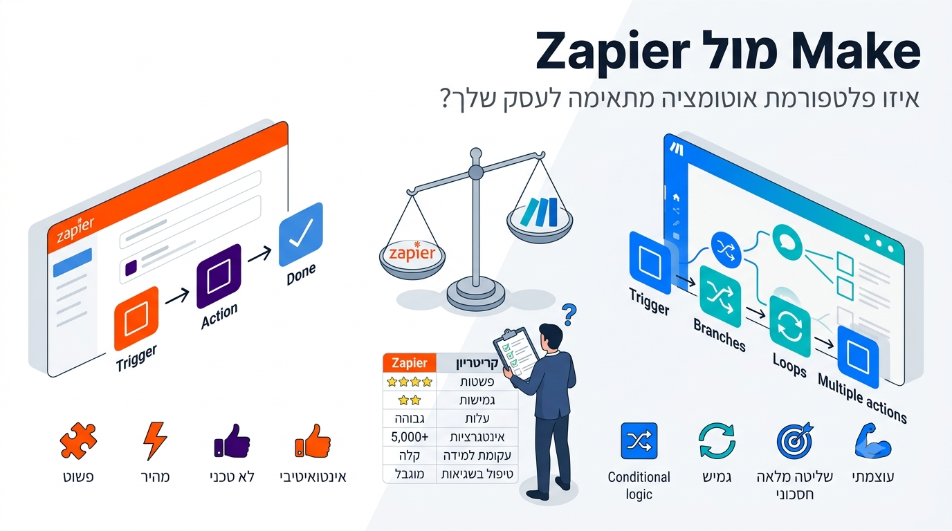 איזו פלטפורמת אוטומציה מתאימה לעסק שלך