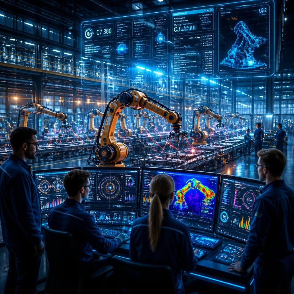 A_futuristic_smart_factory_interior_with_multiple_robotic_arms