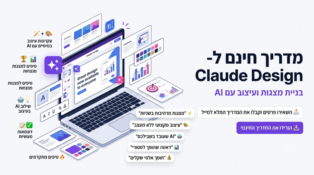 מדריך חינם ל-Claude Design: בניית מצגות ועיצוב עם AI