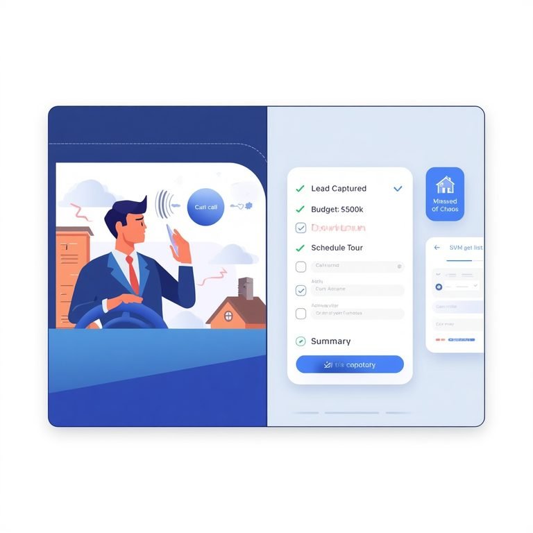 A_professional_and_modern_split-screen_illustration_for_a_real_estate_AI_voice